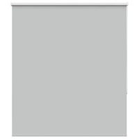 vidaXL Rullgardin mörkläggning ljusgrå 140x150 cm tyg bredd 136,6 cm