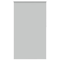 vidaXL Rullgardin mörkläggning ljusgrå 140x210 cm tyg bredd 136,6 cm
