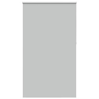 vidaXL Rullgardin mörkläggning ljusgrå 125x230 cm tyg bredd 121,6 cm