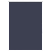 vidaXL Rullgardin mörkläggning marin 90x130 cm tyg bredd 85,7 cm