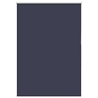vidaXL Rullgardin mörkläggning marin 100x130 cm tyg bredd 95,7 cm