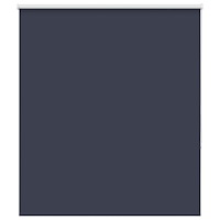 vidaXL Rullgardin mörkläggning marin 120x130 cm tyg bredd 116,6 cm