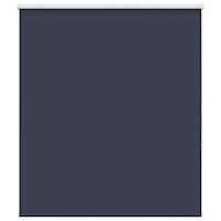 vidaXL Rullgardin mörkläggning marin 135x130 cm tyg bredd 131,6 cm