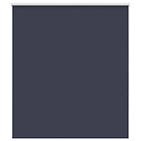 vidaXL Rullgardin mörkläggning marin 140x150 cm tyg bredd 136,6 cm