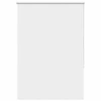 vidaXL Rullgardin mörkläggning vit 95x130 cm tyg bredd 90,7 cm