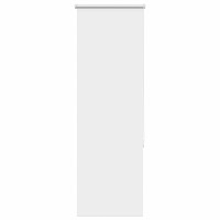 vidaXL Rullgardin mörkläggning vit 40x150 cm tyg bredd 35,7 cm