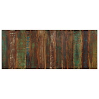 vidaXL Sänggavel flerfärgad 200 cm massivt trä återvunnet