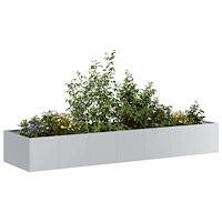 vidaXL Planteringskärl 280x80x40 cm galvaniserat stål