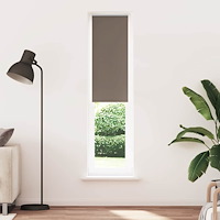vidaXL Mörkläggningsgardin kaffe 40x210 cm tyg bredd 35,7 cm polyester