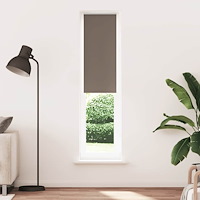 vidaXL Mörkläggningsgardin kaffe 60x210 cm tyg bredd 55,7 cm polyester