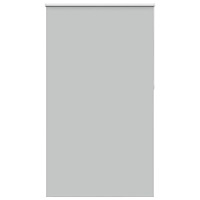 vidaXL Rullgardin mörkläggning ljusgrå 135x230 cm tyg bredd 131,6 cm