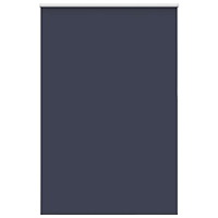 vidaXL Rullgardin mörkläggning marin 145x230 cm tyg bredd 141,6 cm