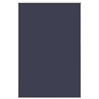 vidaXL Rullgardin mörkläggning marin 160x230 cm tyg bredd 156,6 cm