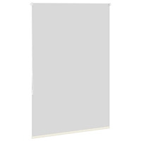 vidaXL Rullgardin mörkläggning naturvit 105x130 cm tygbredd 100,7 cm