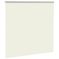 vidaXL Rullgardin mörkläggning naturvit 165x130 cm tygbredd 161,6 cm