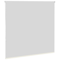 vidaXL Rullgardin mörkläggning naturvit 165x130 cm tygbredd 161,6 cm
