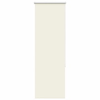 vidaXL Rullgardin mörkläggning naturvit 60x150 cm tyg bredd 55,7 cm