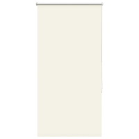 vidaXL Rullgardin mörkläggning naturvit 80x150 cm tyg bredd 75,7 cm