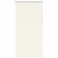 vidaXL Rullgardin mörkläggning naturvit 85x150 cm tygbredd 80,7 cm