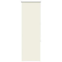 vidaXL Rullgardin mörkläggning naturvit 45x175 cm tyg bredd 40,7 cm