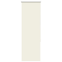 vidaXL Rullgardin mörkläggning naturvit 50x175 cm tyg bredd 45,7 cm