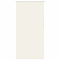 vidaXL Rullgardin mörkläggning naturvit 75x175 cm tygbredd 70,7 cm