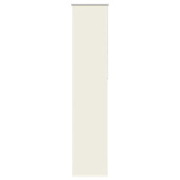vidaXL Rullgardin mörkläggning naturvit 60x210 cm tygbredd 55,7 cm