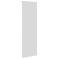 vidaXL Rullgardin mörkläggning naturvit 65x210 cm tyg bredd 60,7 cm