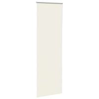 vidaXL Rullgardin mörkläggning naturvit 80x210 cm tygbredd 75,7 cm