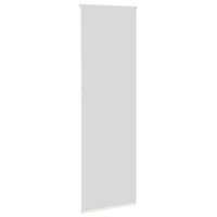 vidaXL Rullgardin mörkläggning naturvit 80x210 cm tygbredd 75,7 cm