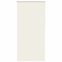 vidaXL Rullgardin mörkläggning naturvit 95x210 cm tygbredd 90,7 cm