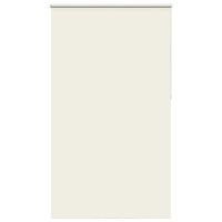 vidaXL Rullgardin mörkläggning naturvit 120x210 cm tygbredd 116,6 cm