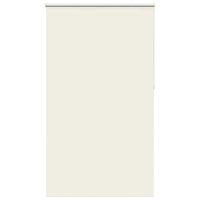 vidaXL Rullgardin mörkläggning naturvit 125x210 cm tyg bredd 121,6 cm