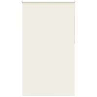 vidaXL Rullgardin mörkläggning naturvit 130x210 cm tygbredd 126,6 cm