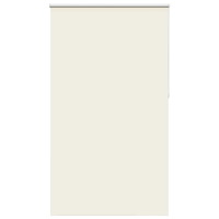vidaXL Rullgardin mörkläggning naturvit 140x210 cm tygbredd 136,6 cm