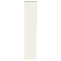 vidaXL Rullgardin mörkläggning naturvit 40x230 cm tyg bredd 35,7 cm