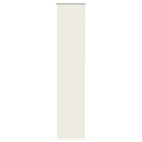 vidaXL Rullgardin mörkläggning naturvit 55x230 cm tyg bredd 50,7 cm