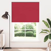 vidaXL Rullgardin mörkläggningsröd 160x210 cm tyg bredd 156,6 cm