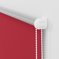 vidaXL Rullgardin mörkläggningsröd 95x230 cm tygbredd 90,7 cm