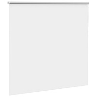 vidaXL Rullgardin mörkläggningsvit 150x150 cm tyg bredd 146,6 cm