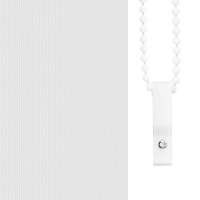 vidaXL Rullgardin mörkläggningsvit 150x150 cm tyg bredd 146,6 cm