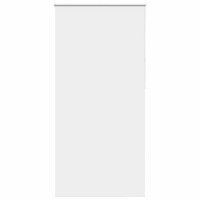 vidaXL Rullgardin mörkläggningsgardin vit 95x230 cm tygbredd 90,7 cm
