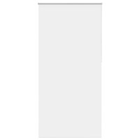 vidaXL Rullgardin mörkläggning vit 110x230 cm tygbredd 105,7 cm