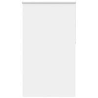 vidaXL Rullgardin mörkläggning vit 125x230 cm tyg bredd 121,6 cm