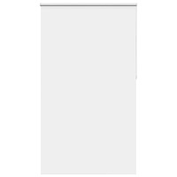 vidaXL Rullgardin mörkläggningsvit 140x230 cm tyg bredd 136,6 cm