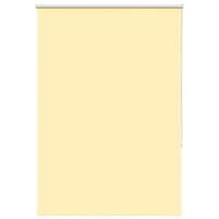 vidaXL Rullgardin mörkläggningsgul 115x175 cm tyg bredd 110,7 cm