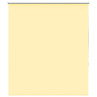vidaXL Rullgardin mörkläggningsgul 135x175 cm tyg bredd 131,6 cm