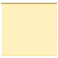 vidaXL Rullgardin mörkläggningsgul 145x175 cm tygbredd 141,6 cm