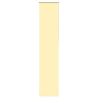 vidaXL Rullgardin mörkläggningsgul 50x210 cm tyg bredd 45,7 cm