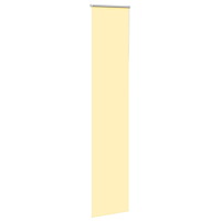 vidaXL Rullgardin mörkläggningsgul 55x210 cm tygbredd 50,7 cm